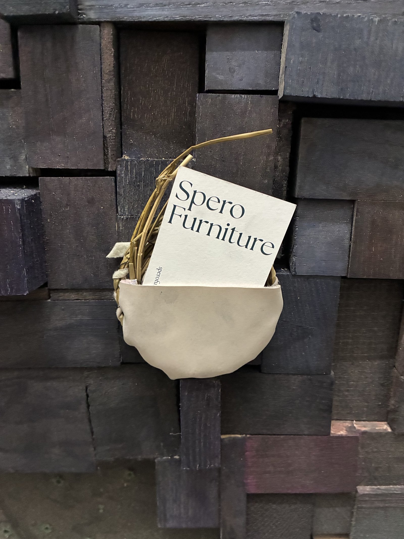 Architectural timber and handcrafted material installation by Spero